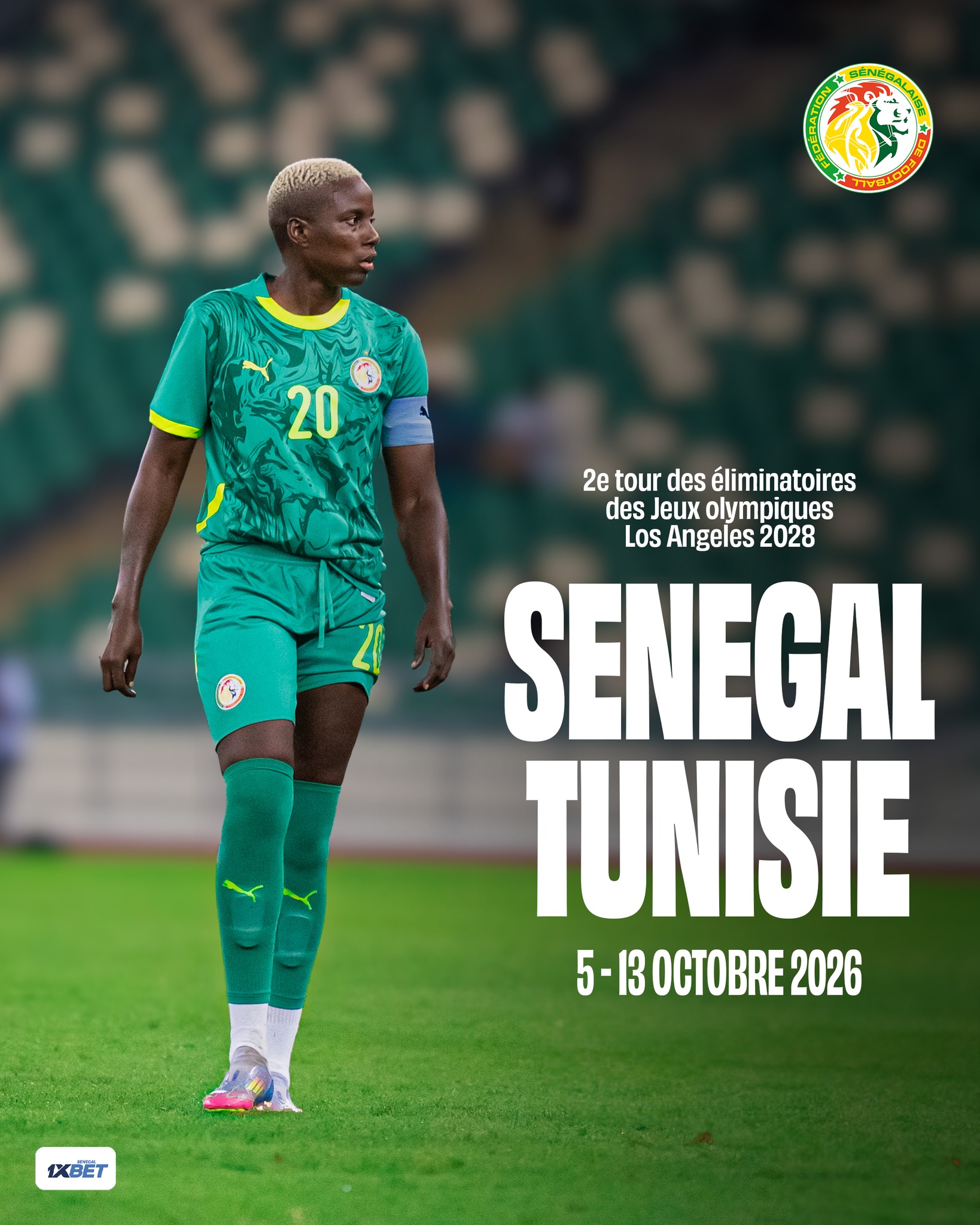 Qualification olympique football femmes 2028 : le Sénégal défie la Tunisie en double confrontation