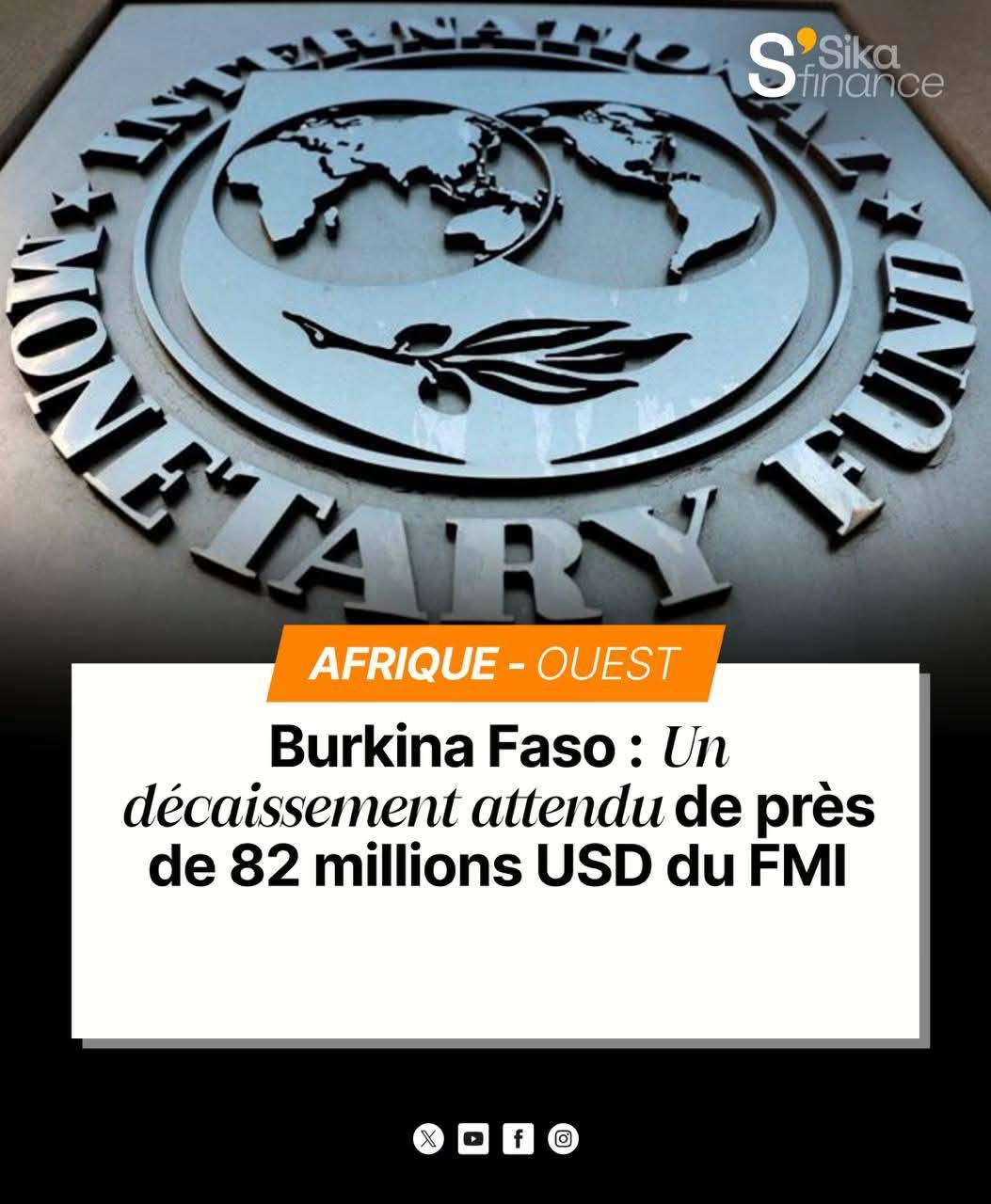 Burkina Faso : la dépendance financière au FMI révélée par un prêt de 82 millions de dollars