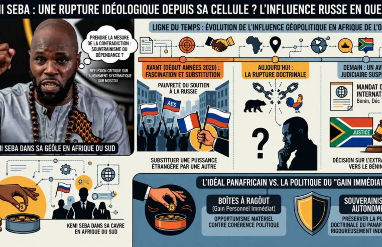 Kemi Seba : un virage idéologique face à l&rsquo;influence russe depuis sa détention