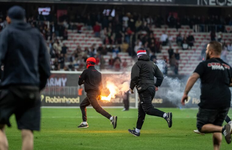 Ligue 1 : nice condamné à jouer le barrage contre saint-Étienne à huis clos