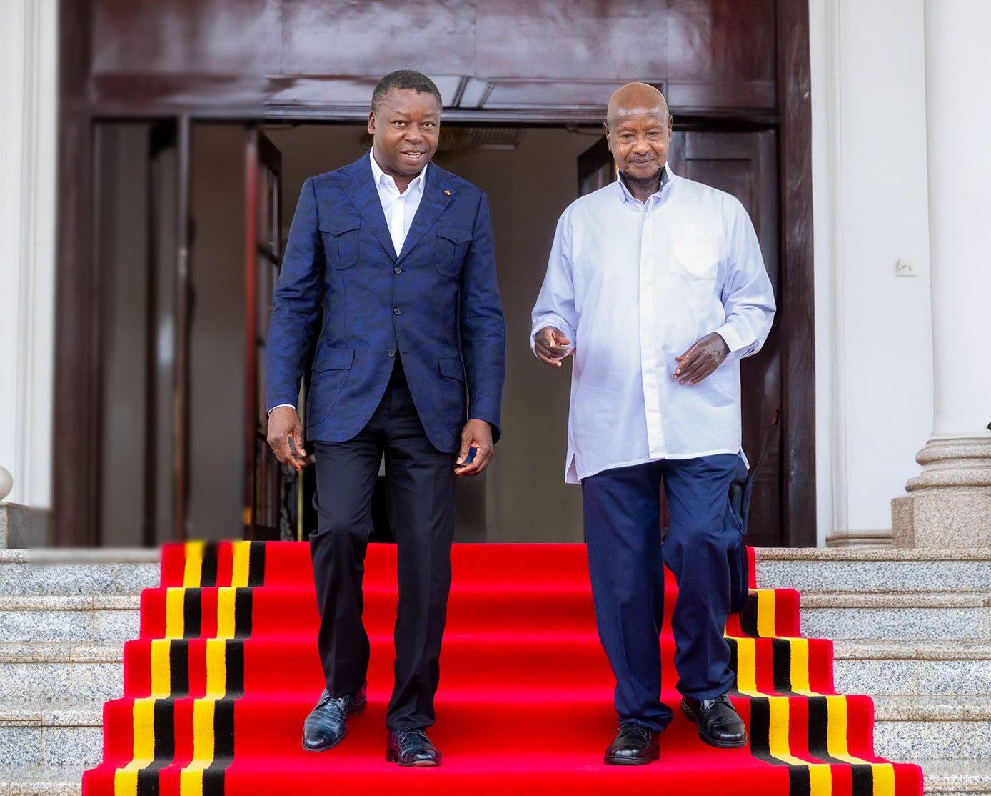 Coopération africaine : échanges stratégiques entre Faure Gnassingbé et Yoweri Museveni