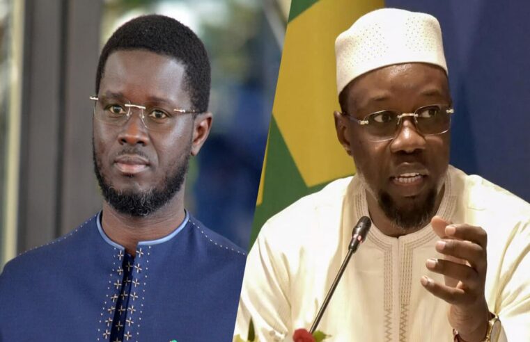 Sénégal : la rupture inattendue entre Bassirou Diomaye Faye et Ousmane Sonko