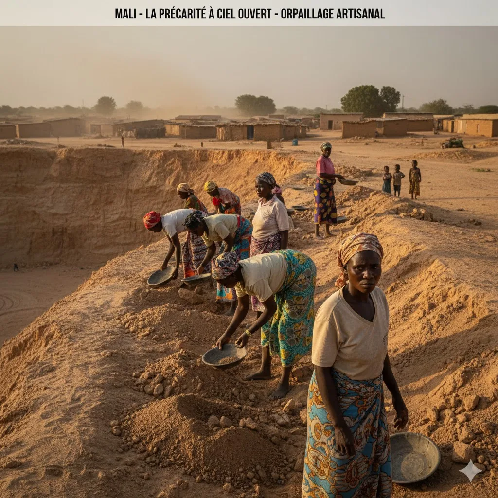 Femmes maliennes piégées par l&rsquo;orpaillage artisanal