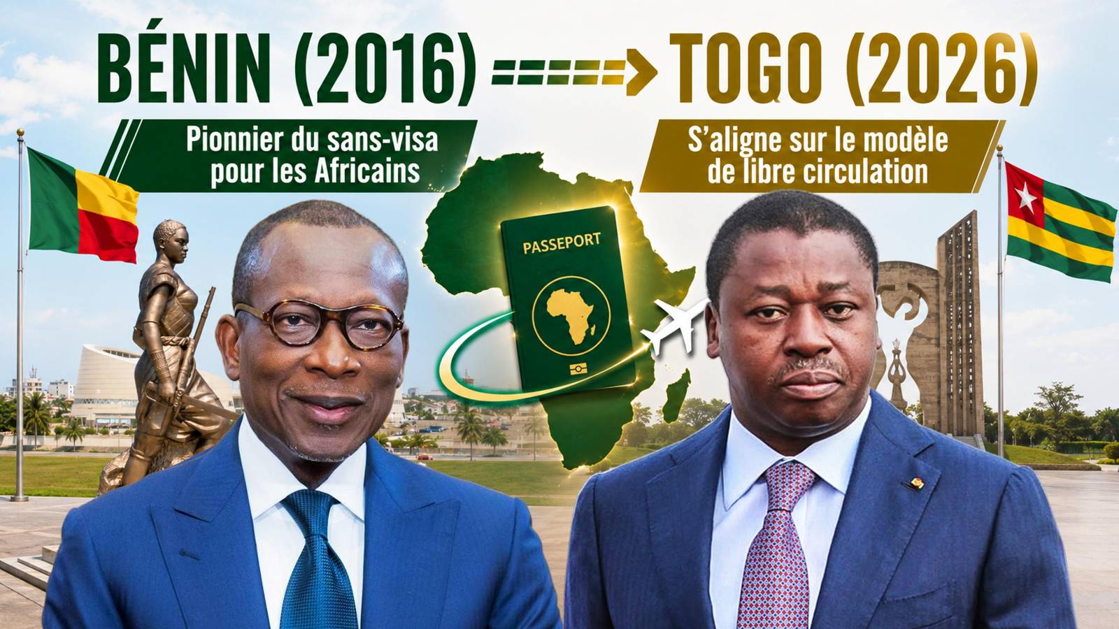 Lomé ouvre grand ses frontières : le Togo adopte la stratégie du Bénin