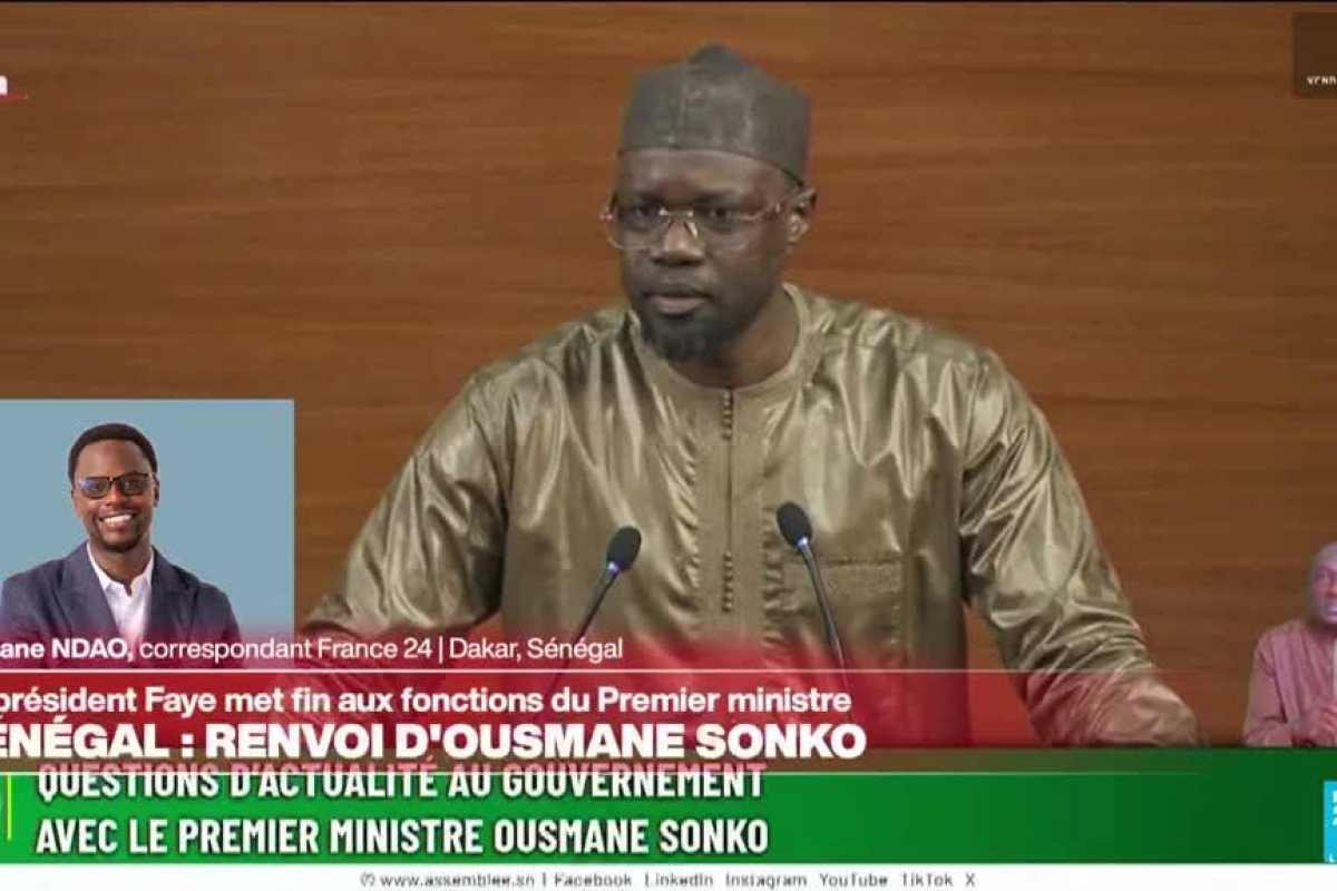 Changement politique au Sénégal : le président Faye limoge le gouvernement Sonko