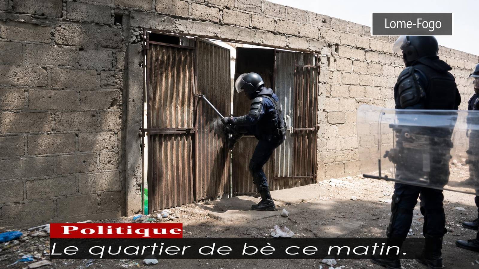 Togo : l&rsquo;armée face à la violence illégale dans les foyers
