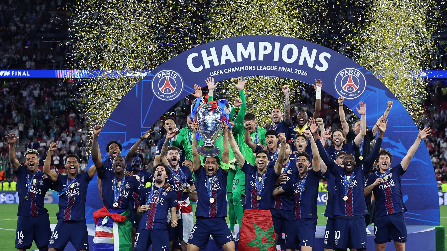 Psg sacré pour la deuxième fois consécutive en ligue des champions