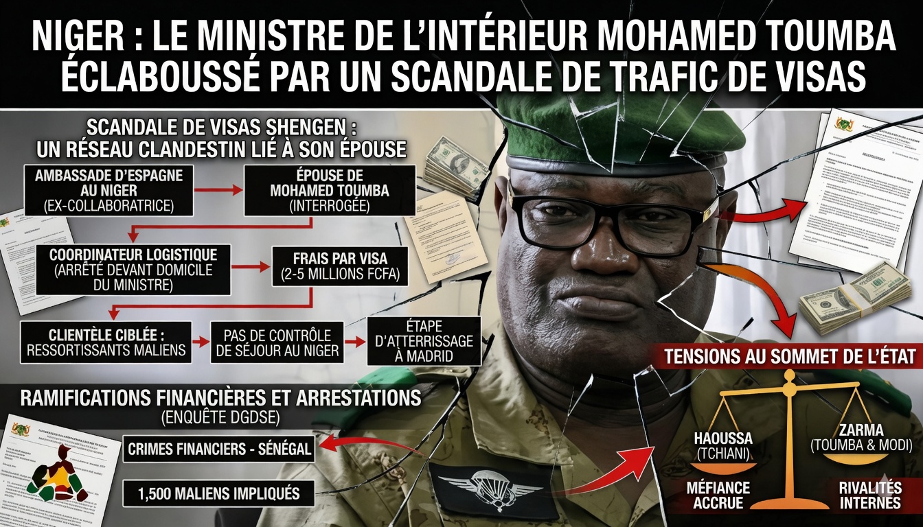 Niger : L&rsquo;affaire des visas illicites ébranle les sphères dirigeantes