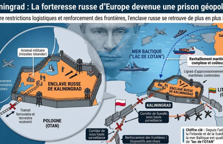 L&rsquo;enclave de Kaliningrad, un ancien bastion russe désormais sous haute pression européenne