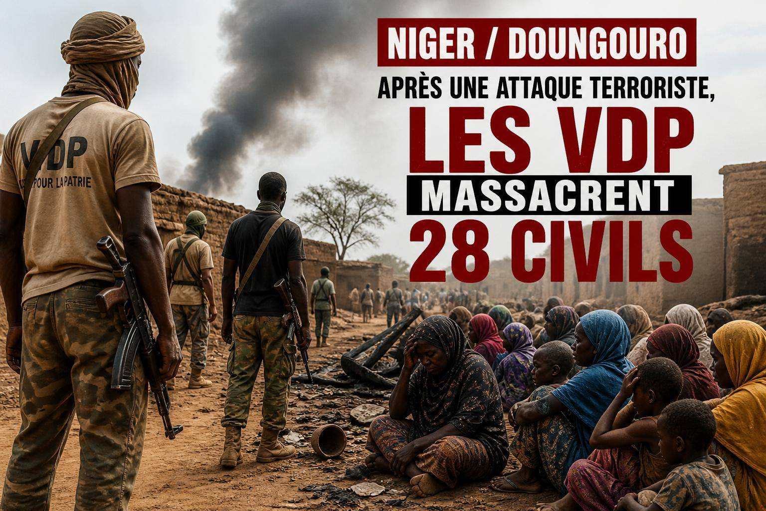 Niger : massacre de doungouro, quand les vdp basculent dans l&rsquo;horreur
