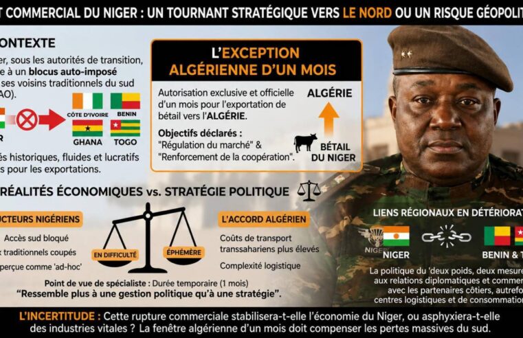 Niger : une tactique commerciale controversée vers l&rsquo;Algérie