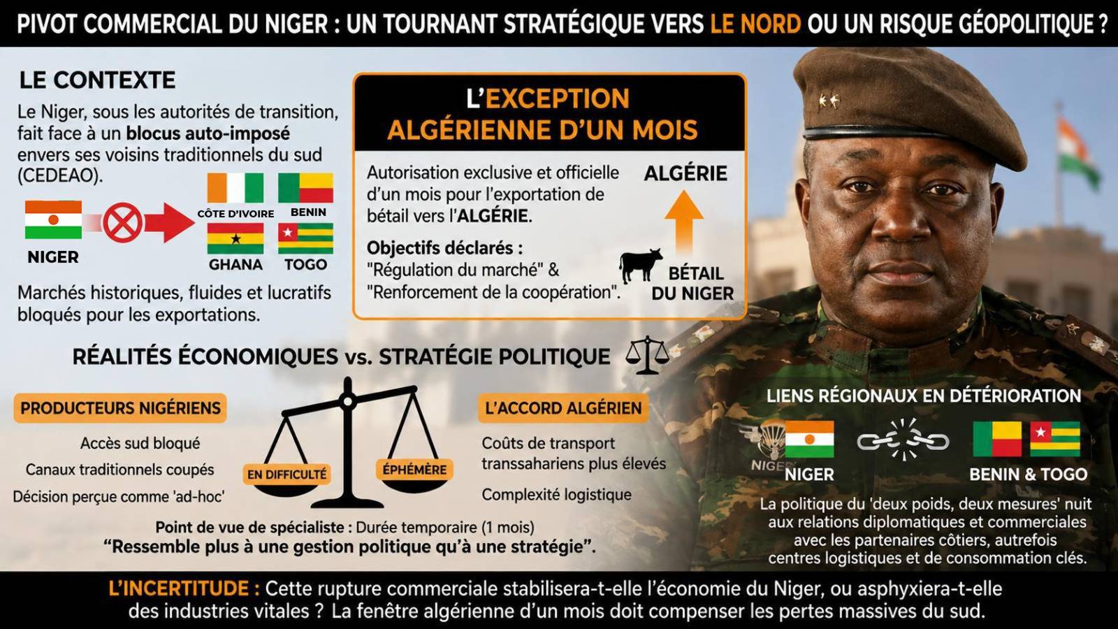 Niger : une tactique commerciale controversée vers l&rsquo;Algérie