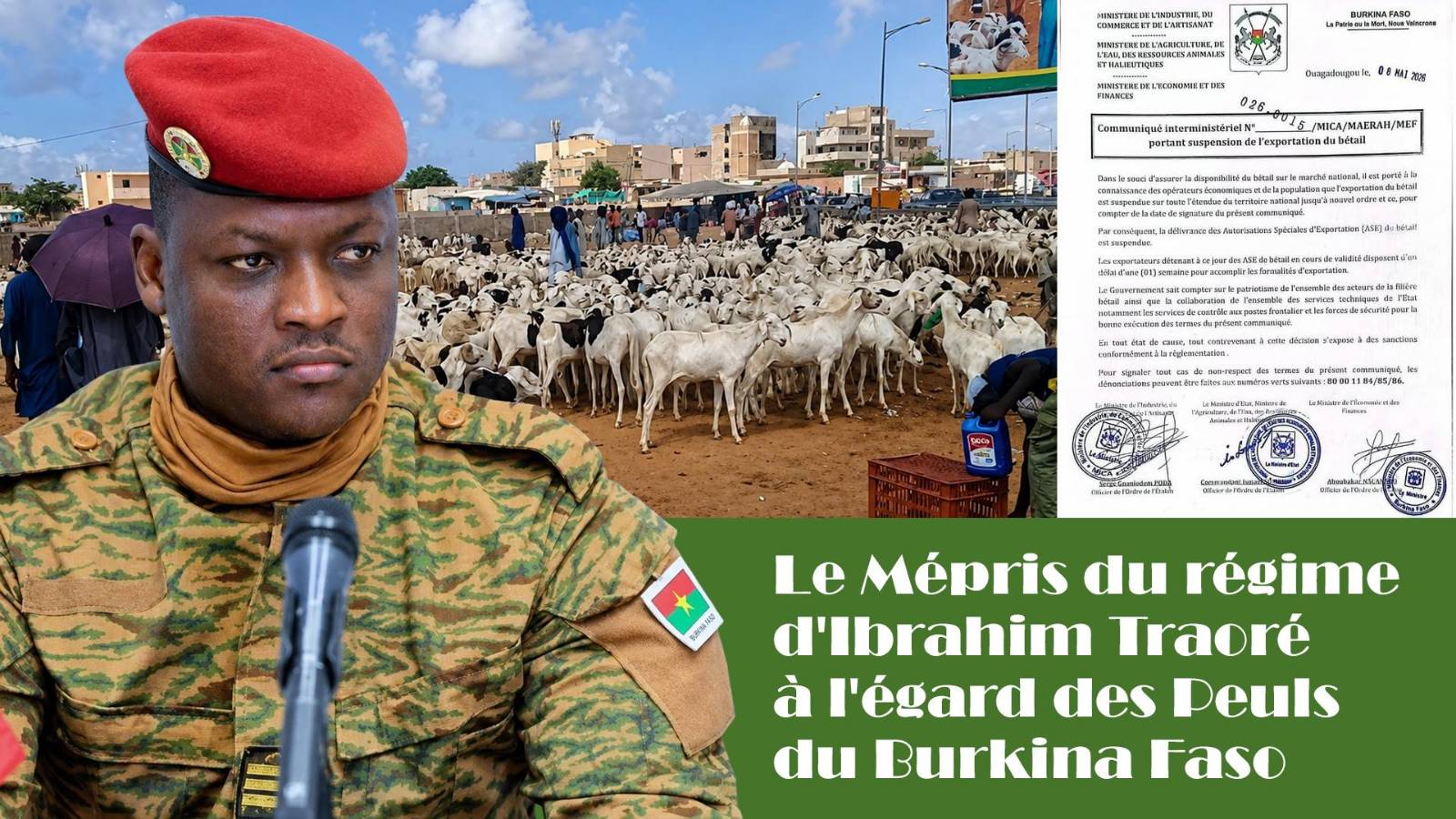 Burkina Faso : la communauté peule étouffée par les mesures du capitaine Traoré