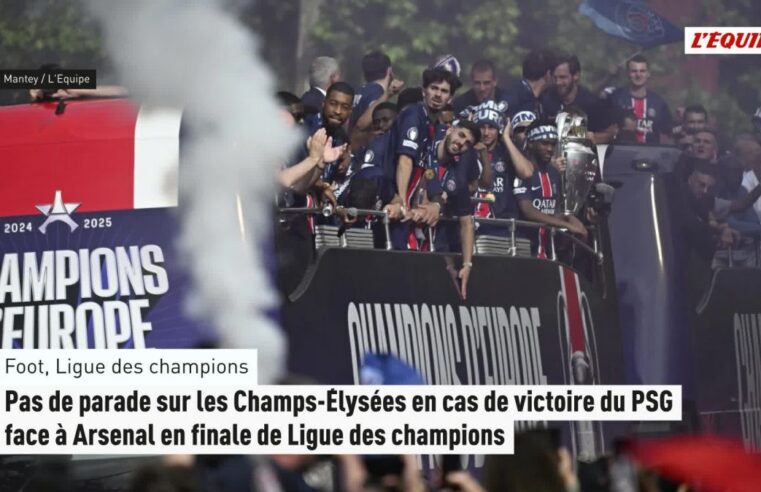 Pas de célébration sur les champs-élisées en cas de victoire du psg contre arsenal