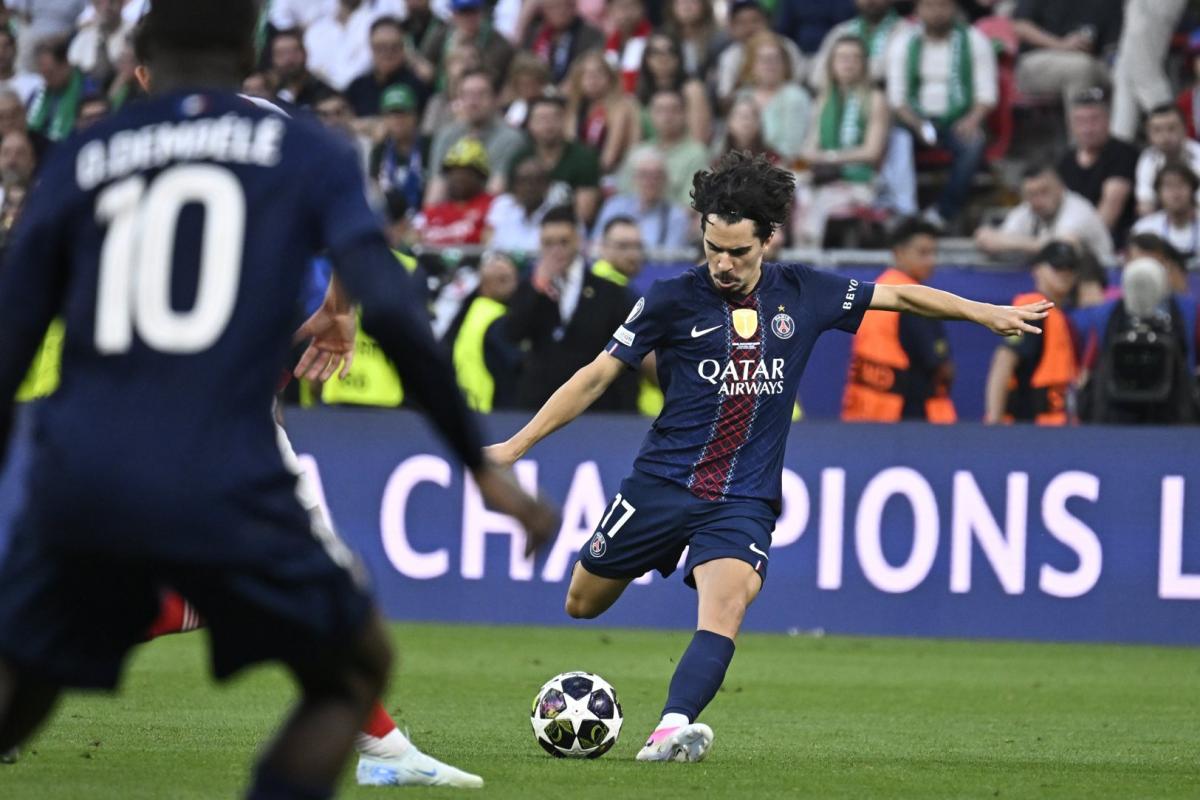 Vitinha sacré meilleur joueur de la finale de la ligue des champions avec le psg