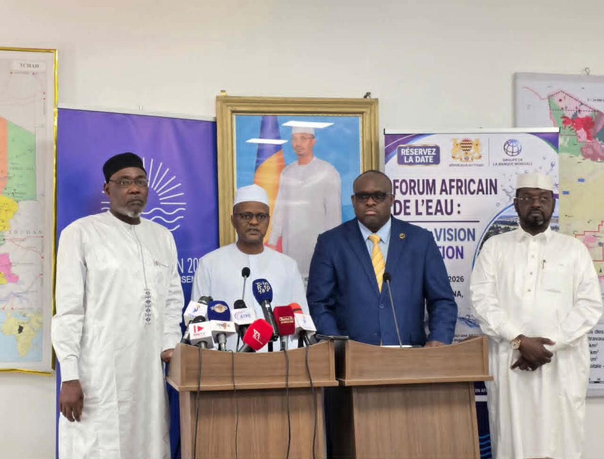 N’djamena accueillera le forum africain de l’eau en 2026