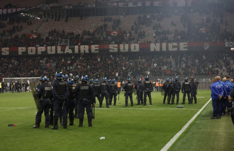 Huis clos pour nice après les troubles à l&rsquo;allianz riviera