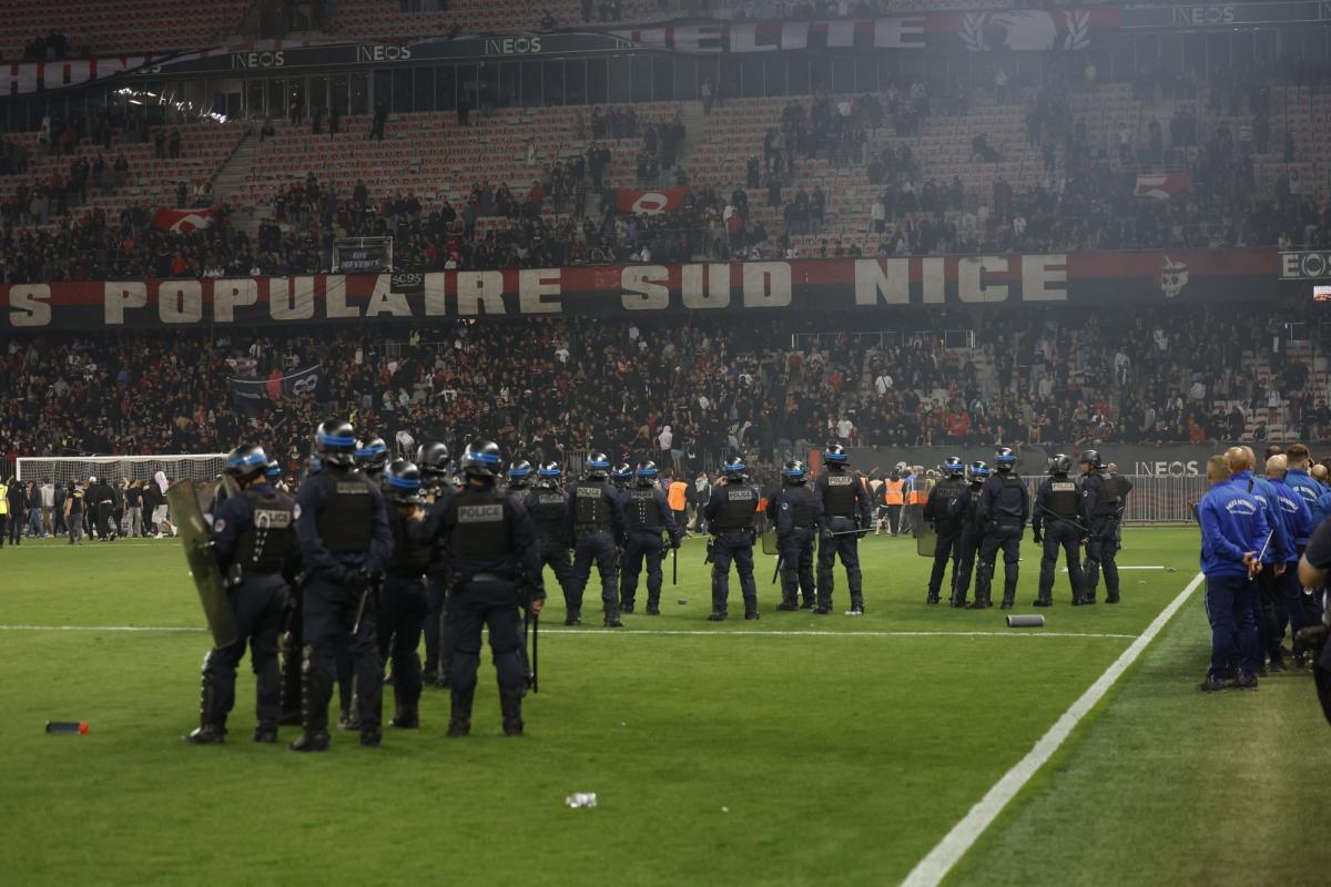 Huis clos pour nice après les troubles à l&rsquo;allianz riviera