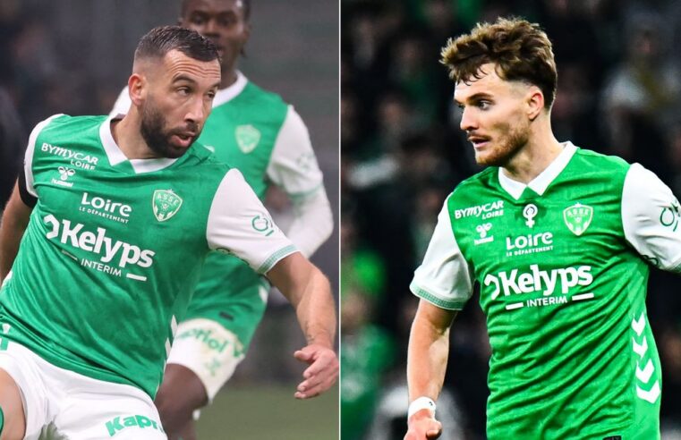 L&rsquo;AS Saint-Étienne face à Nice : l&rsquo;effectif des Verts entre retours et incertitudes pour le barrage de Ligue 1