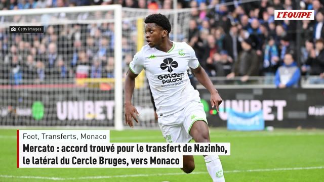 Mercato : Monaco officialise le départ de Nazinho du Cercle Bruges