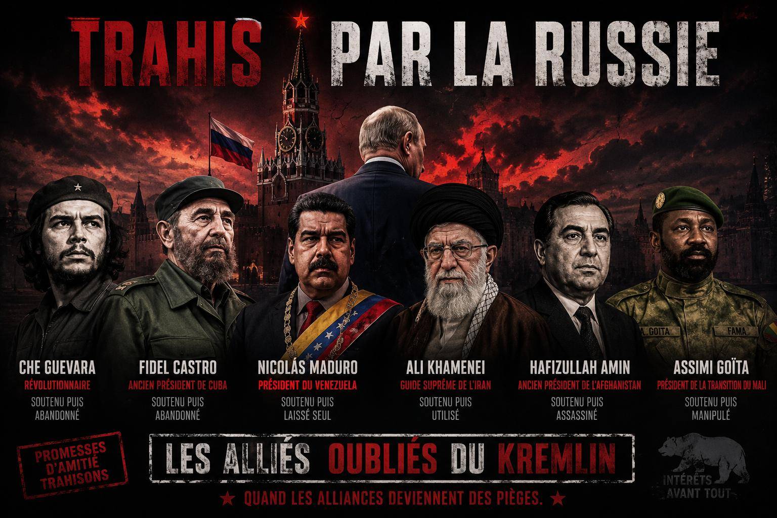 La Russie et ses alliés : le silence stratégique du Kremlin face aux crises