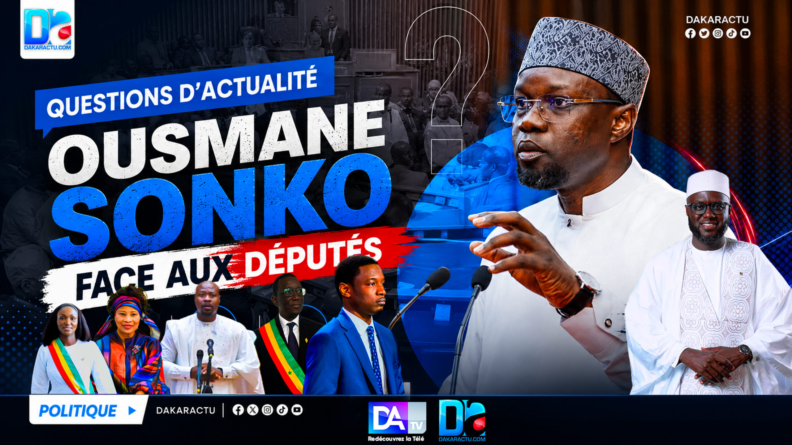 Ousmane Sonko devant les députés : un face-à-face tendu à l&rsquo;Assemblée nationale