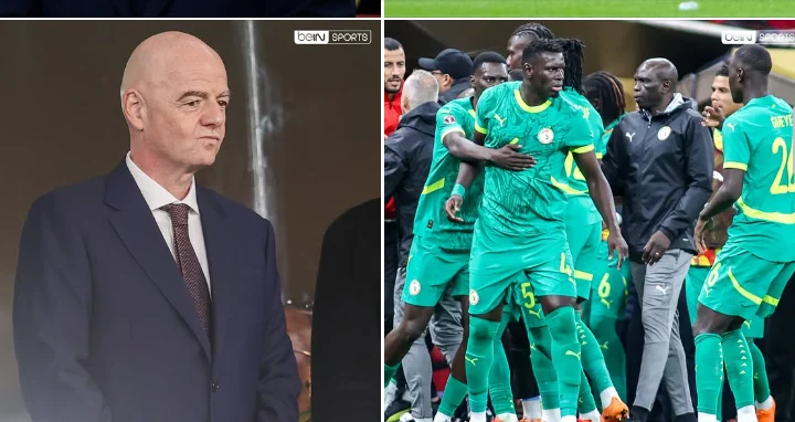 Gianni Infantino s'exprimant avant la Coupe du Monde 2026