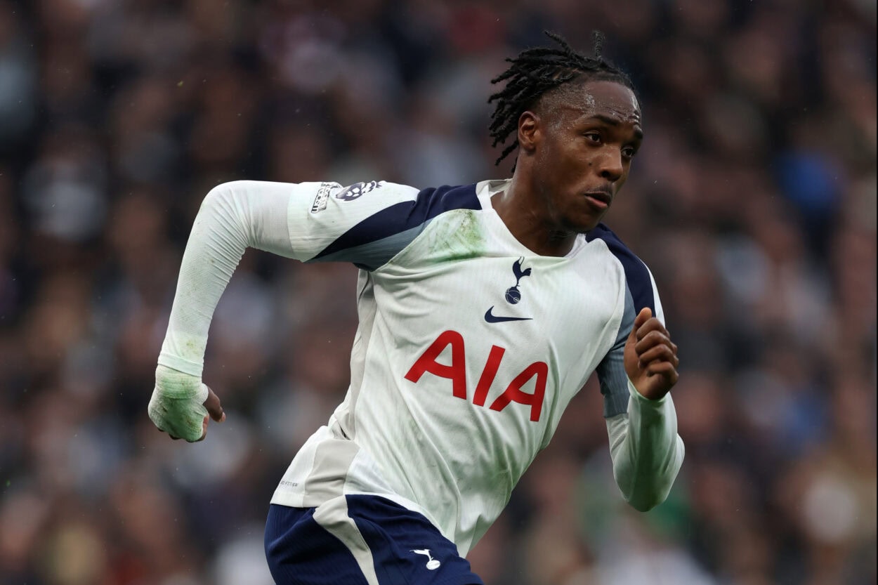L'équipe de Tottenham lors d'un match de Premier League