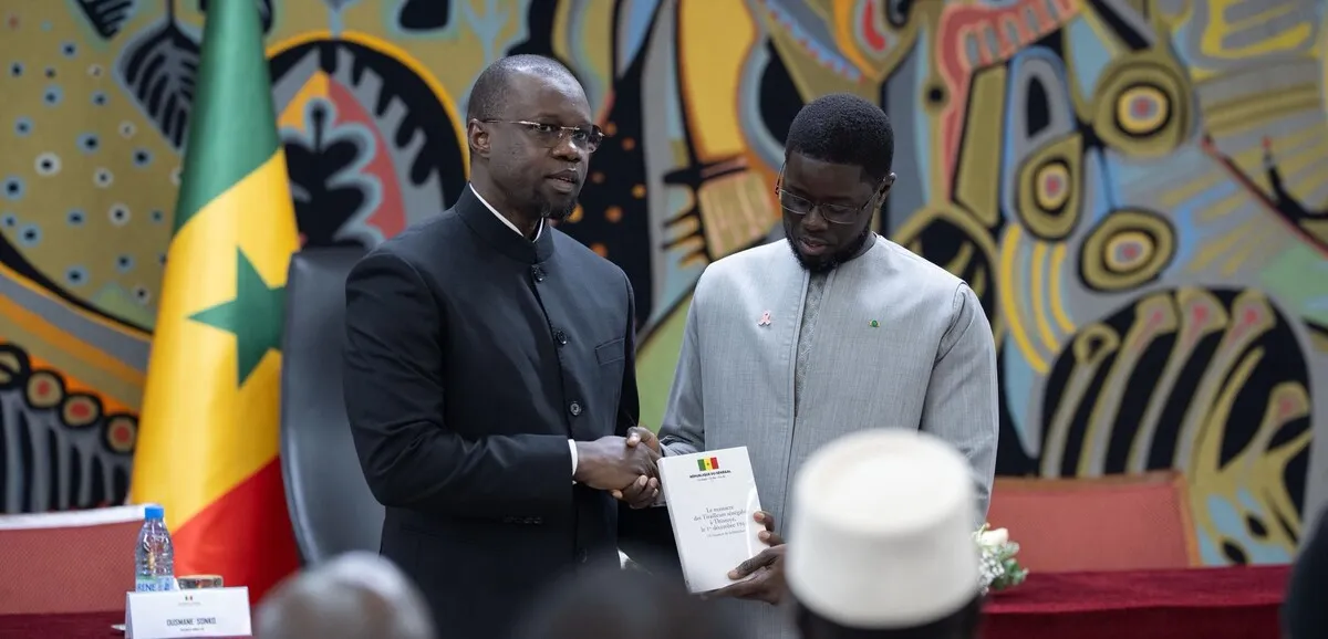 Portrait officiel d'Ousmane Sonko, nouveau président de l'Assemblée nationale sénégalaise