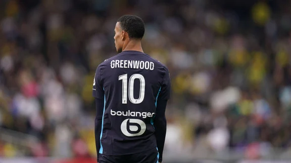 Mason Greenwood en tenue de l'OM