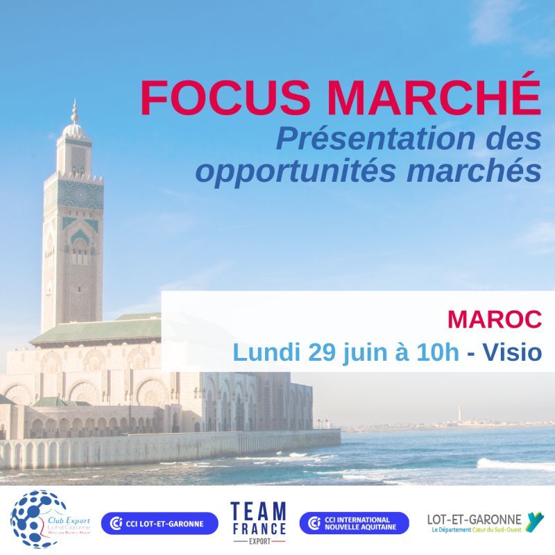 Maroc : nouvelle destination du Club Export 47