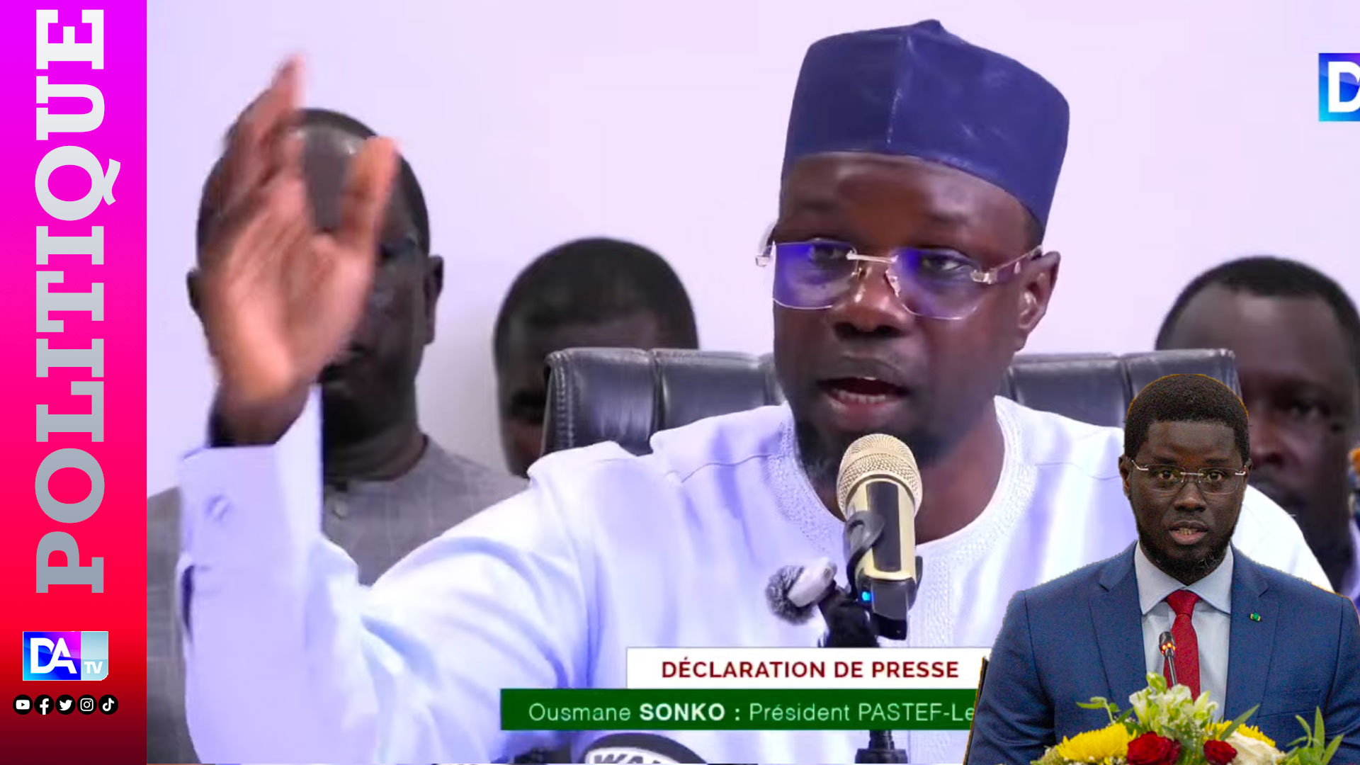 Ousmane Sonko dénonce l&rsquo;exclusion de son parti dans le gouvernement de la République