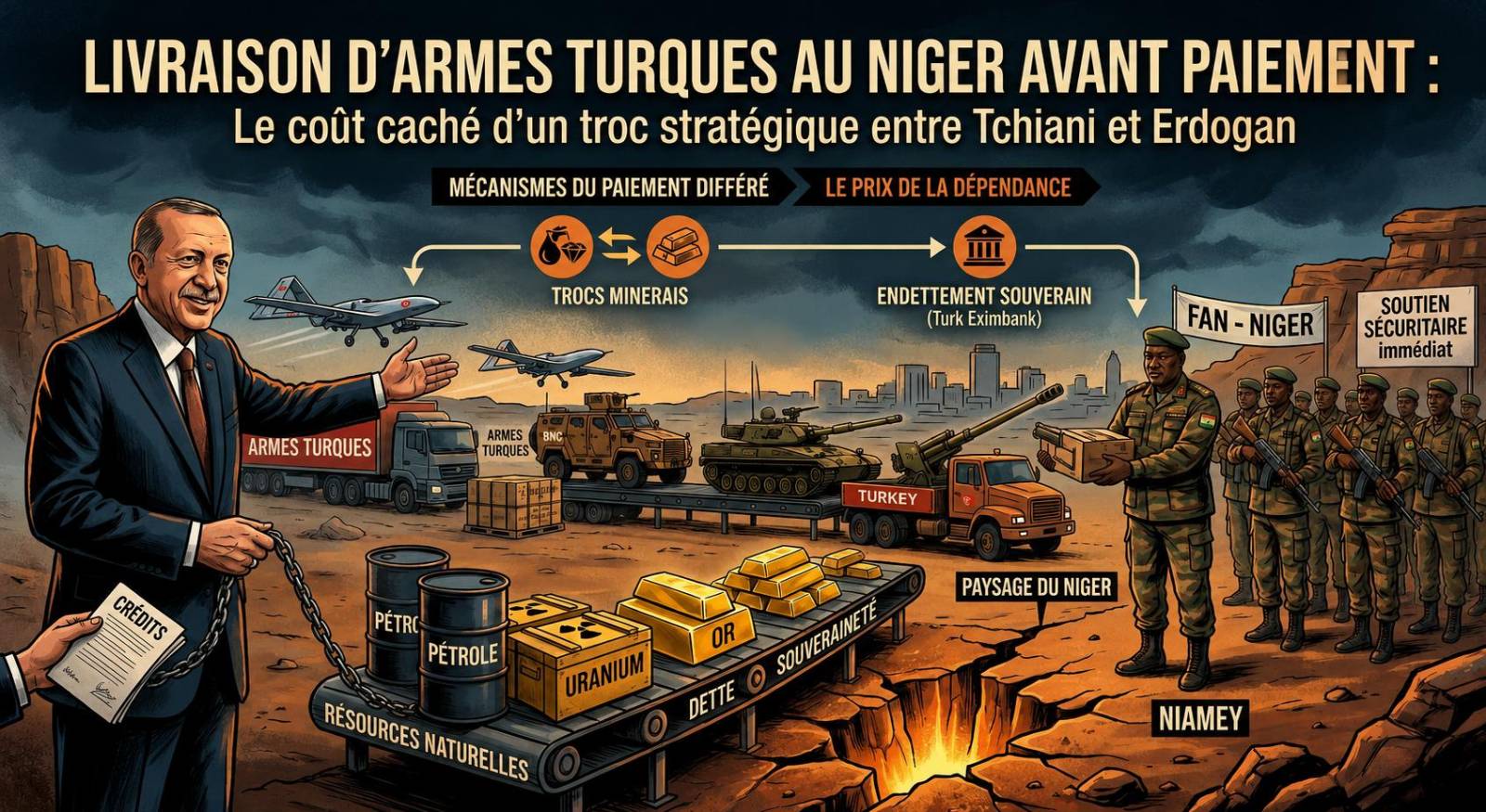 Armes turques au Niger : les dessous d&rsquo;un troc stratégique