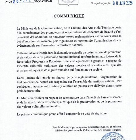 Burkina Faso : l&rsquo;interdiction des concours de beauté, une nouvelle marque de l&rsquo;autoritarisme