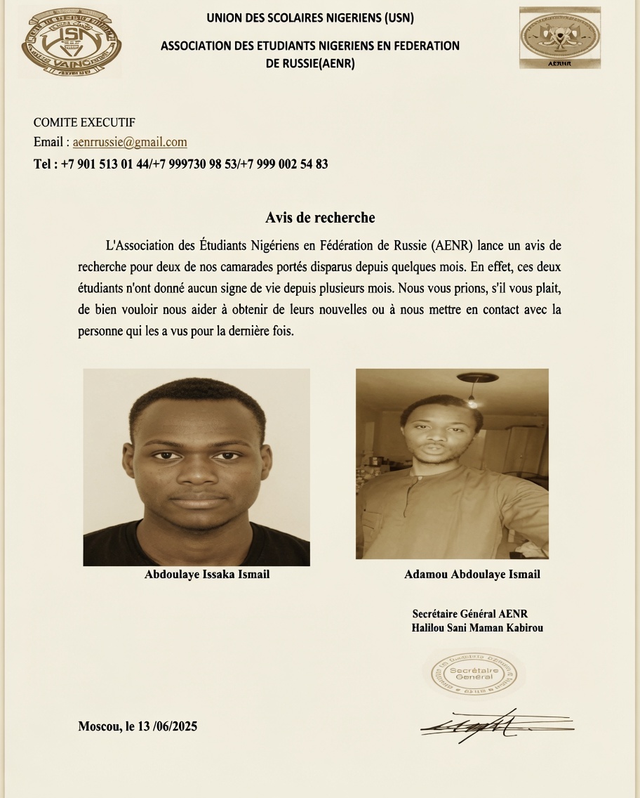 Niger : un deuxième étudiant nigérien perd la vie dans le conflit ukrainien