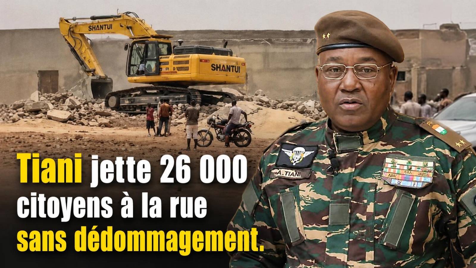 Niamey : 26 000 habitants expulsés sans solution ni dignité