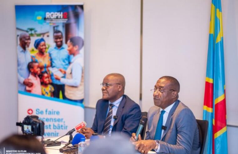 Recensement général de la population en rdc : lancement de la cartographie censitaire avant juillet 2027