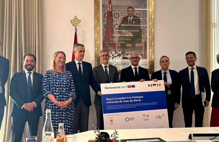 Un investissement européen de 348 millions d&rsquo;euros pour sécuriser l&rsquo;eau au Maroc