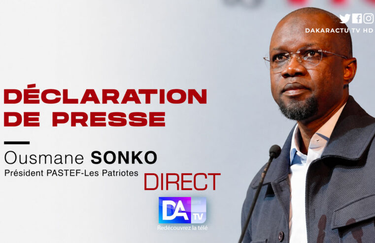 Ousmane Sonko face aux médias après l&rsquo;annonce du nouveau gouvernement