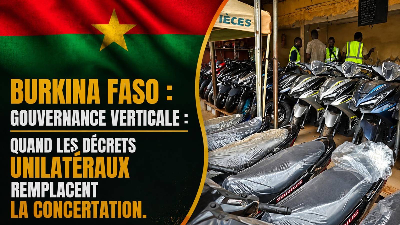 Burkina Faso : le commerce des deux-roues sous pression, symbole d&rsquo;une économie bridée