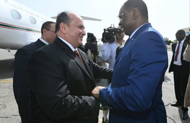 Visite au Tchad : le premier ministre algérien Sifi Ghrieb arrive à N&rsquo;Djamena