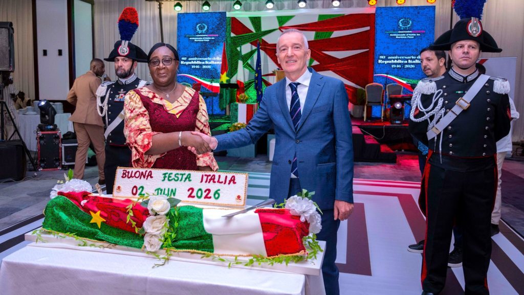 Diplomatie italo-burkinabè : 80 ans de la République italienne célébrés à Ouagadougou