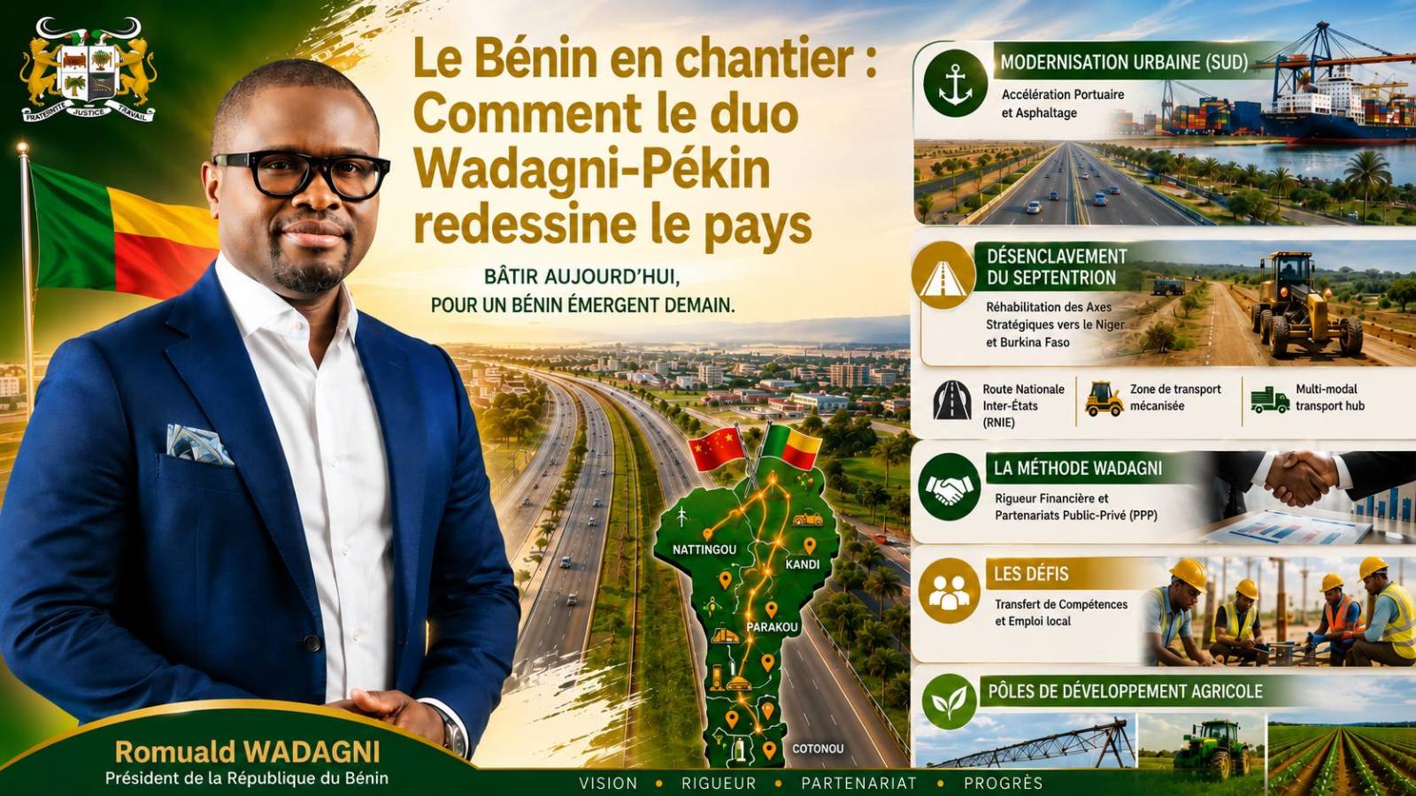 L&rsquo;impulsion Wadagni : le Bénin et la Chine redéfinissent leur partenariat pour le développement