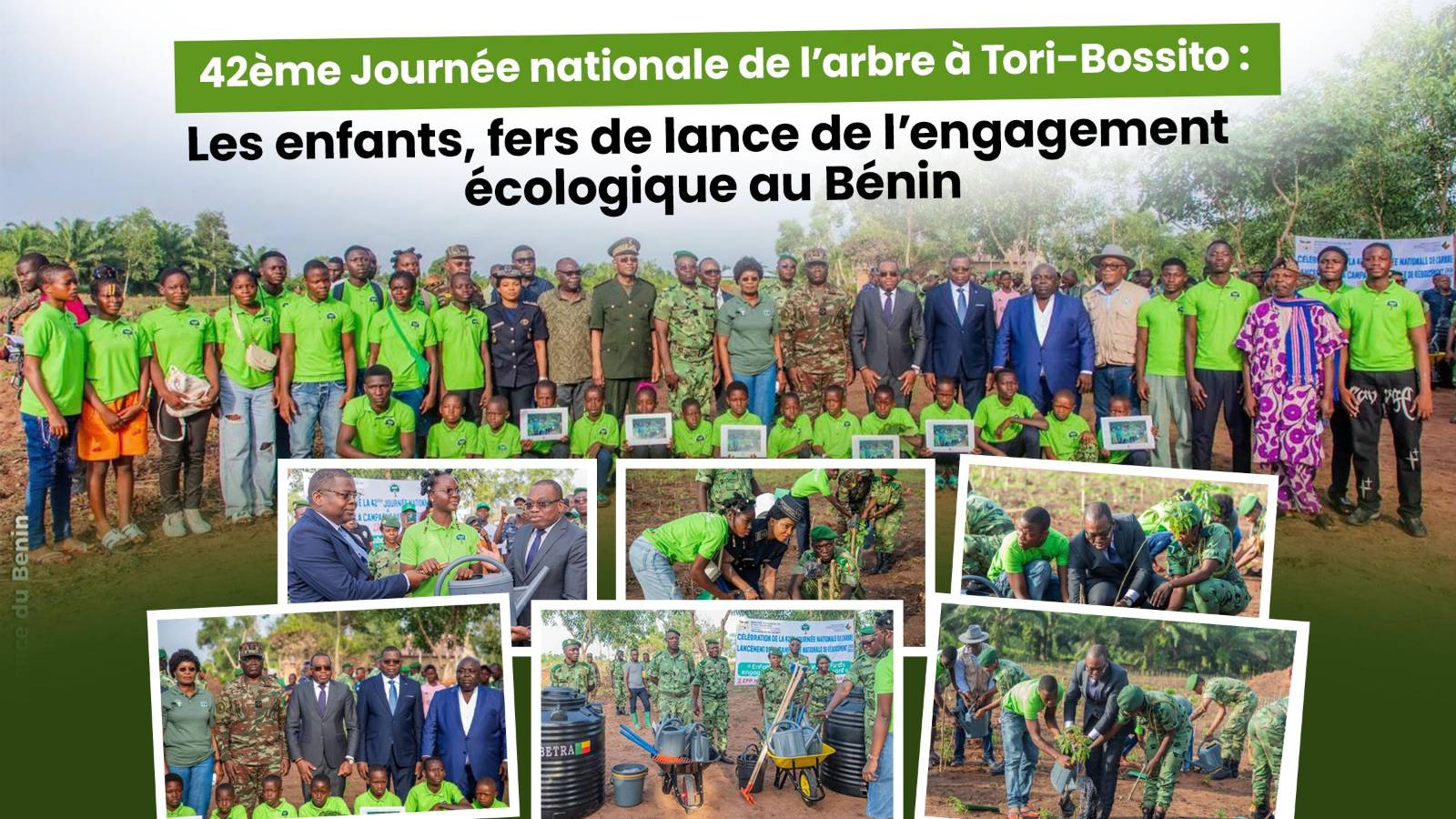 Le Bénin mobilise sa jeunesse pour la restauration forestière nationale