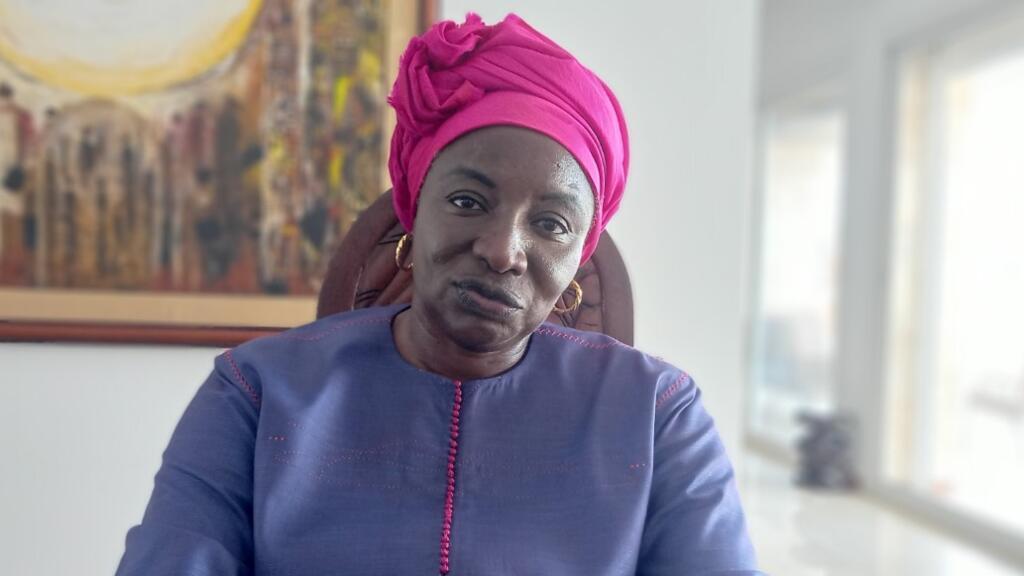 Aminata Touré, lors de son entretien à Dakar