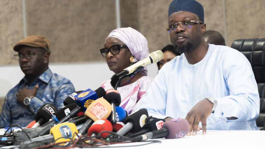 Le président du Pastef et ancien Premier ministre sénégalais, Ousmane Sonko, le 2 juin 2026 à Dakar.