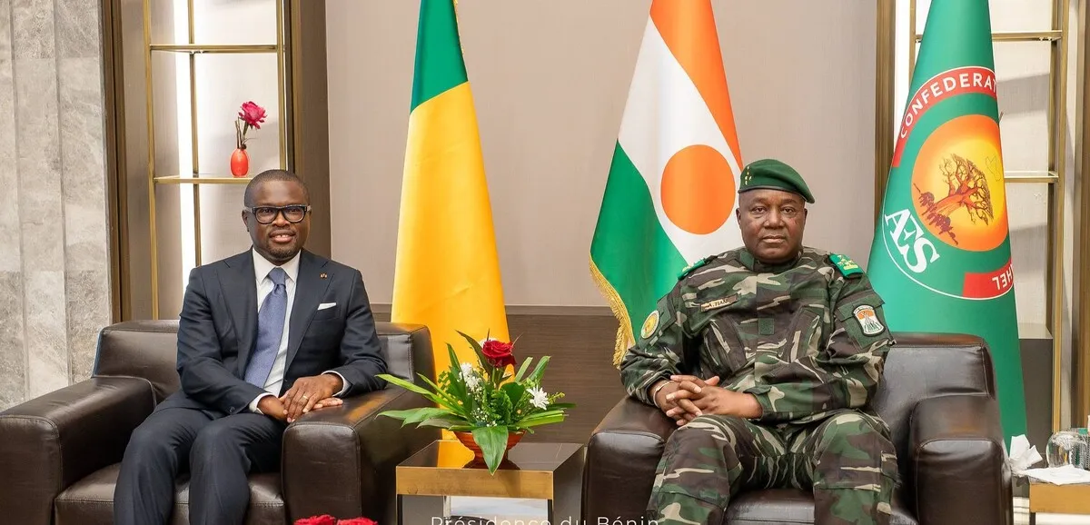 Un point de passage frontalier entre le Bénin et le Niger
