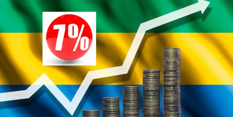 Illustration du taux de croissance économique du Gabon