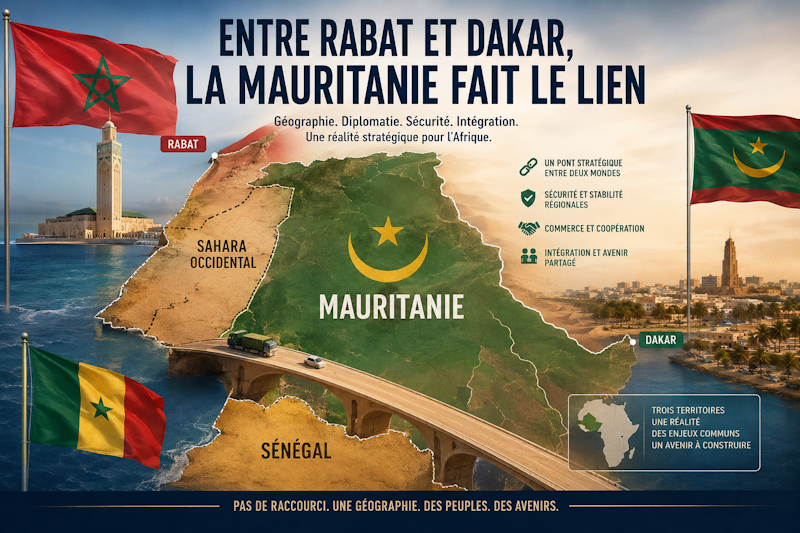 La Mauritanie, clé géopolitique entre le Maroc et le Sénégal