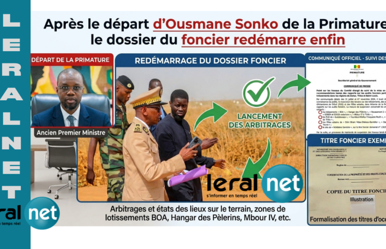 Retour progressif à la normale pour le dossier du foncier au Sénégal